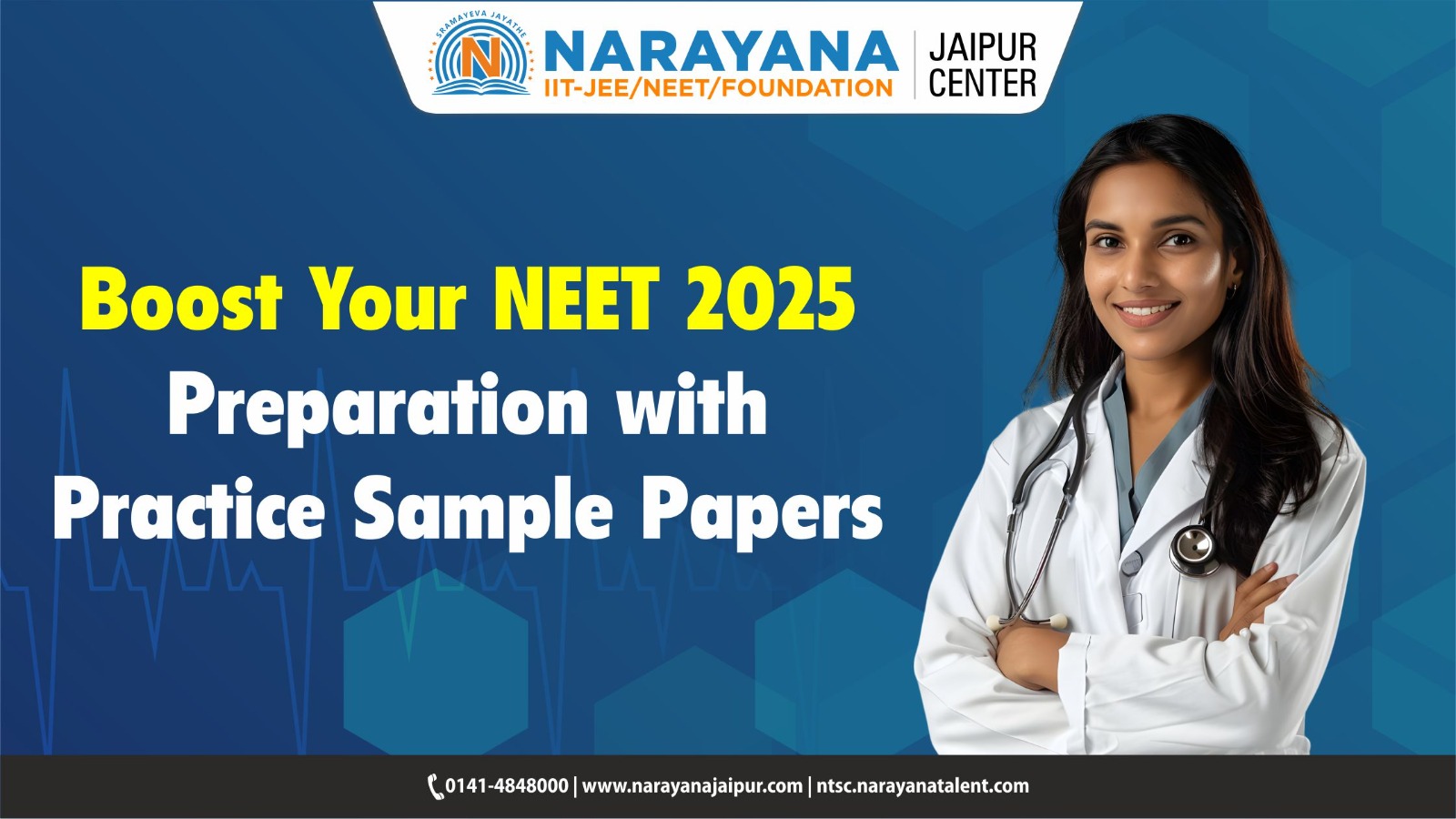 Narayana Jaipur Free NEET-2025 Mock Test Paper with Answers