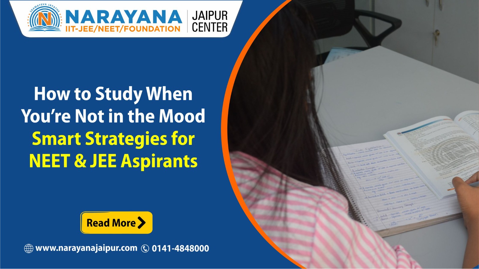 Department: Student Counselling Desk Narayana Jaipur Center (NIHQ)