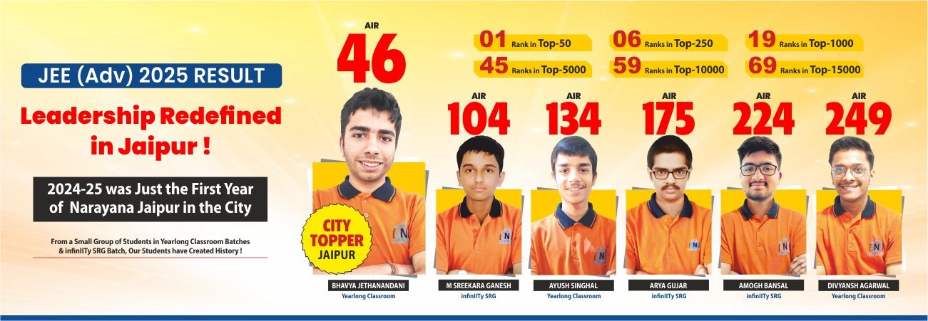 Naryana Jaipur - JEE Adavanced 2025